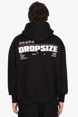 DROPSIZE EXCLUSIVE HOODIE JET BLACK