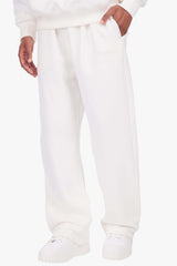 HD OPEN LEG JOGGER CREAM WHITE