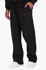 HD OPEN LEG JOGGER BLACK