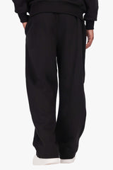 HD OPEN LEG JOGGER BLACK
