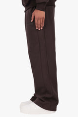 HD LOGO OPEN LEG JOGGER CHOCOLATE