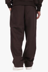 HD LOGO OPEN LEG JOGGER CHOCOLATE