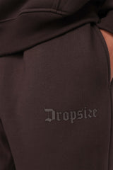 HD LOGO OPEN LEG JOGGER CHOCOLATE