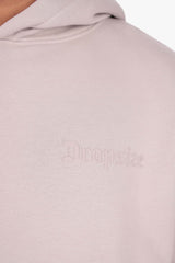 HEAVY OVERSIZE HD LOGO HOODIE MUSHROOM