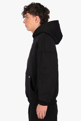 WAVY SEAM HOODIE WASHED BLACK