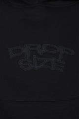 WAVY SEAM HOODIE WASHED BLACK