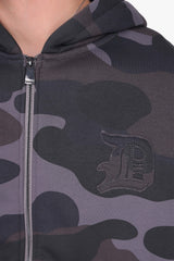 BOXY ZIPPER CAMOUFLAGE ANTHRACITE