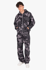 CAMO JOGGER BLACK ACID WASH