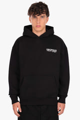 HEAVY OVERSIZE HUSTLE LIFESTYLE HOODIE BLACK