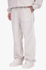 DROPSIZE SIDE STRIPE TRACK PANTS LIGHT GREY