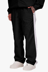 DROPSIZE SIDE STRIPE TRACK PANTS BLACK