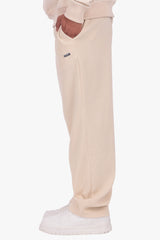 STRUCTURED JOGGER CREAM WHITE