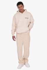 STRUCTURED JOGGER CREAM WHITE