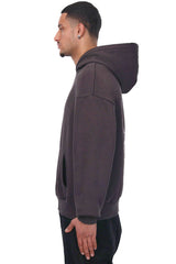 HEAVY OVERSIZE PEGASUS HOODIE WASHED BLACK