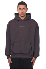 HEAVY OVERSIZE PEGASUS HOODIE WASHED BLACK