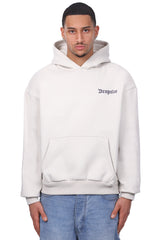 HEAVY OVERSIZE CREWLOVE HOODIE LIGHT GREY