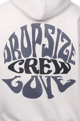 HEAVY OVERSIZE CREWLOVE HOODIE LIGHT GREY