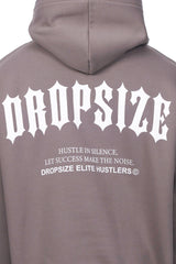 HEAVY OVERSIZE ELITE HUSTLERS HOODIE DRIFTWOOD