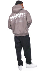 HEAVY OVERSIZE ELITE HUSTLERS HOODIE DRIFTWOOD