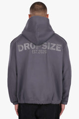 HEAVY OVERSIZE HD PRINT STEEL GREY