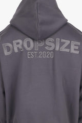 HEAVY OVERSIZE HD PRINT STEEL GREY