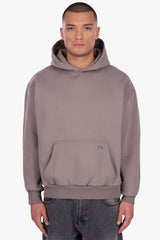 HEAVY OVERSIZE METAL PATCH HOODIE DRIFTWOOD