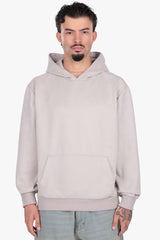 SUEDE BOMBER JACKET LIGHT GREY