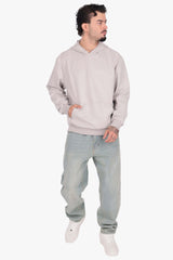 SUEDE BOMBER JACKET LIGHT GREY