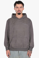 SUEDE BOMBER JACKET ANTHRACITE