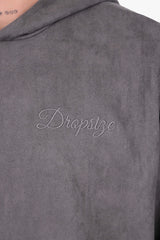 SUEDE BOMBER JACKET ANTHRACITE