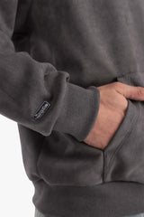 SUEDE BOMBER JACKET ANTHRACITE