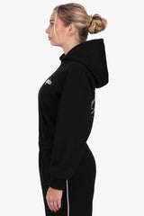 LIFE IN BALANCE WOMEN HOODIE BLACK