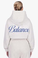LIFE IN BALANCE WOMEN HOODIE GREY MELANGE