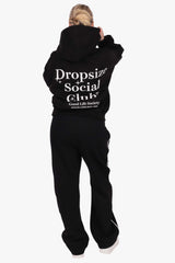 DROPSIZE SOCIAL CLUB WOMEN HOODIE BLACK
