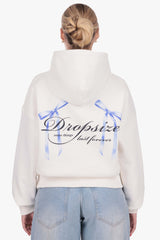 BOW LOVE WOMEN HOODIE WHITE