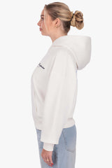 BOW LOVE WOMEN HOODIE WHITE