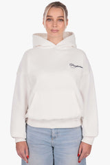 BOW LOVE WOMEN HOODIE WHITE