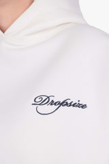 BOW LOVE WOMEN HOODIE WHITE