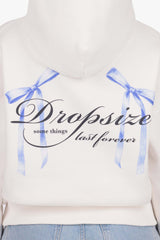 BOW LOVE WOMEN HOODIE WHITE