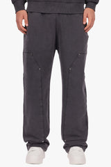 CARPENTER OPEN LEG JOGGER VINTAGE WASHED BLACK