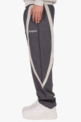 CONTRAST TRACKPANTS GREY