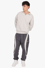 CONTRAST TRACKPANTS GREY
