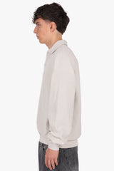 STRUCTURED POLOSHIRT ACID LIGHT GREY