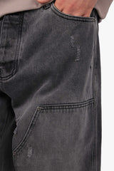 CARPENTER JEANS WASHED BLACK