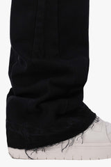 FLARE FIT JEANS BLACK