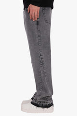 FLARE FIT JEANS ICE GREY