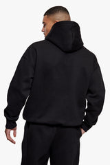 HEAVY OVERSIZE HD LOGO HOODIE BLACK