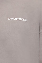 HEAVY OVERSIZE HD LOGO HOODIE ACID WASHED MORNING DOVE