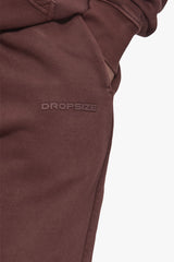 HD OPEN LEG JOGGER ACID WASHED PLUM