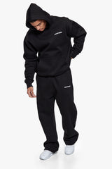 HD OPEN LEG JOGGER BLACK